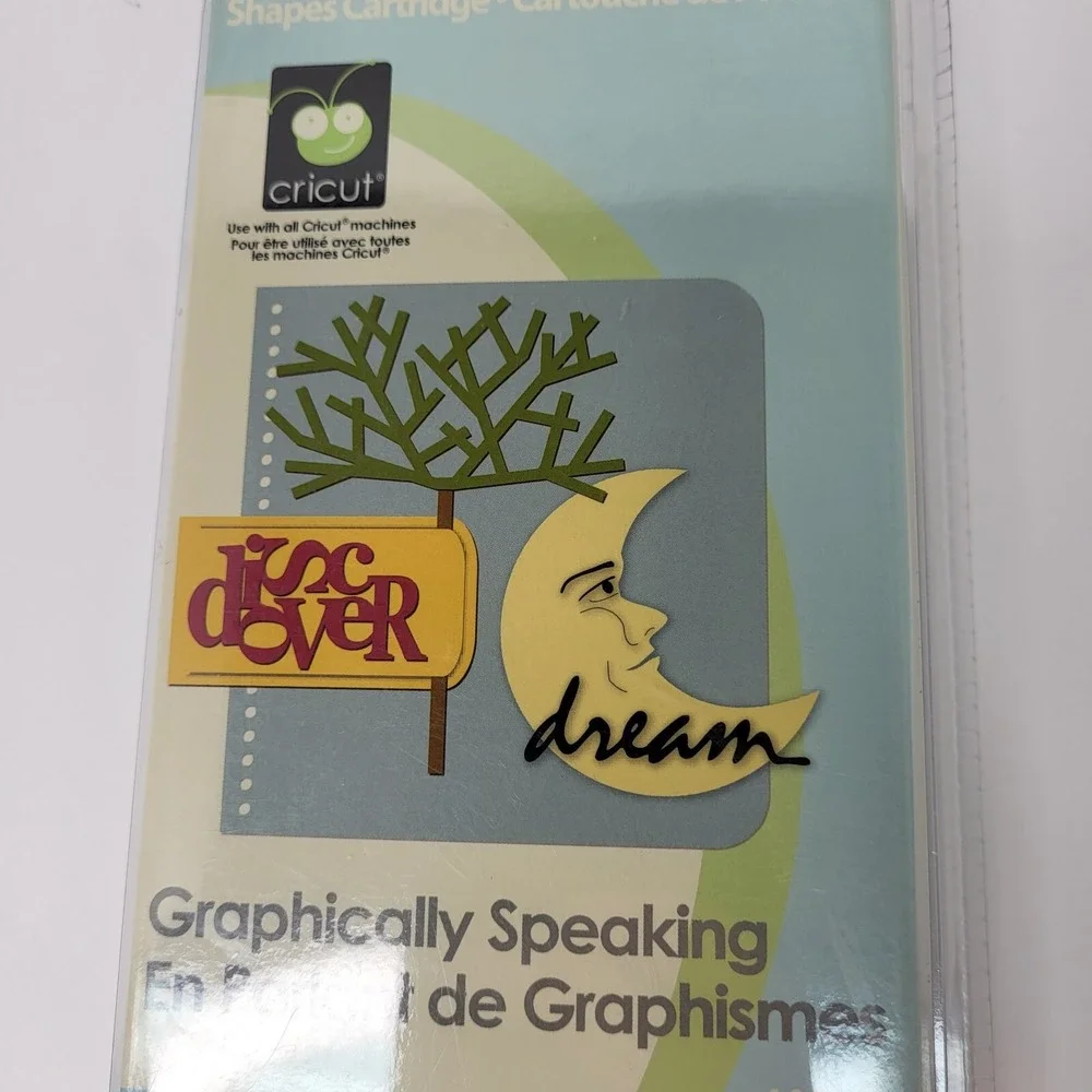NEW CRICUT GRAPHICALLY SPEAKING CARTRIDGE‎ FACTORY SEALED Crafts